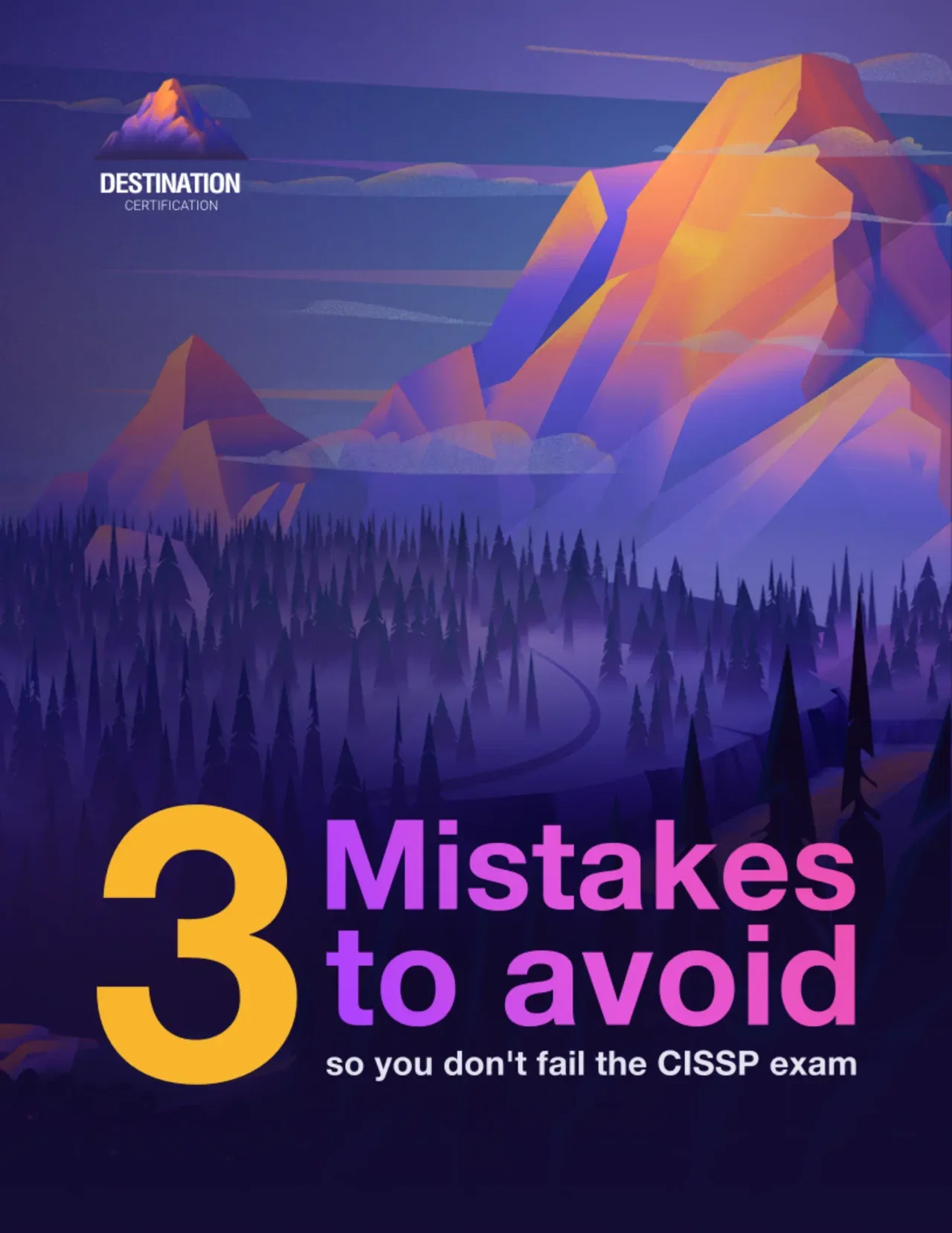 Image of 3 mistakes to avoid book cover - Destination Certification