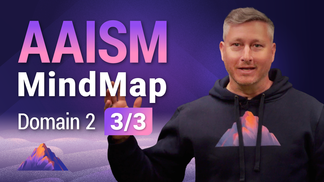 Thumbnail image for AAISM mindmap 2.3 - Destination Certification