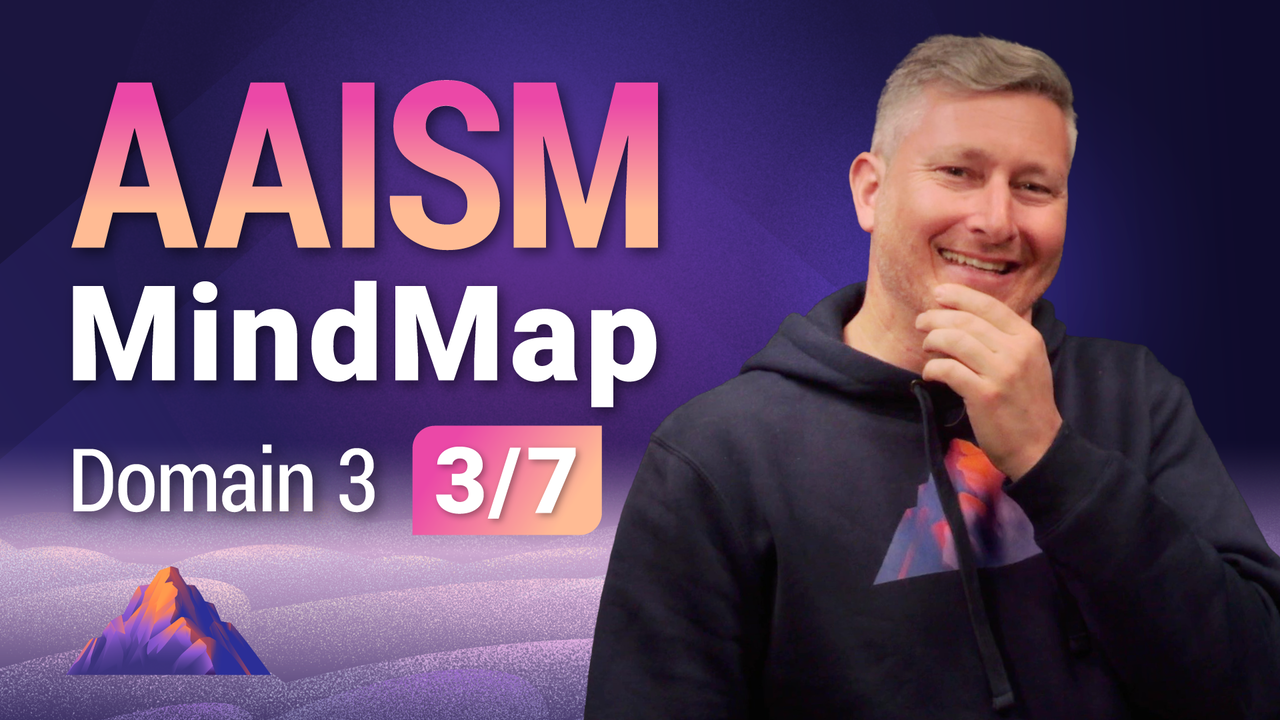 Thumbnail image for AAISM mindmap 3.3 - Destination Certification