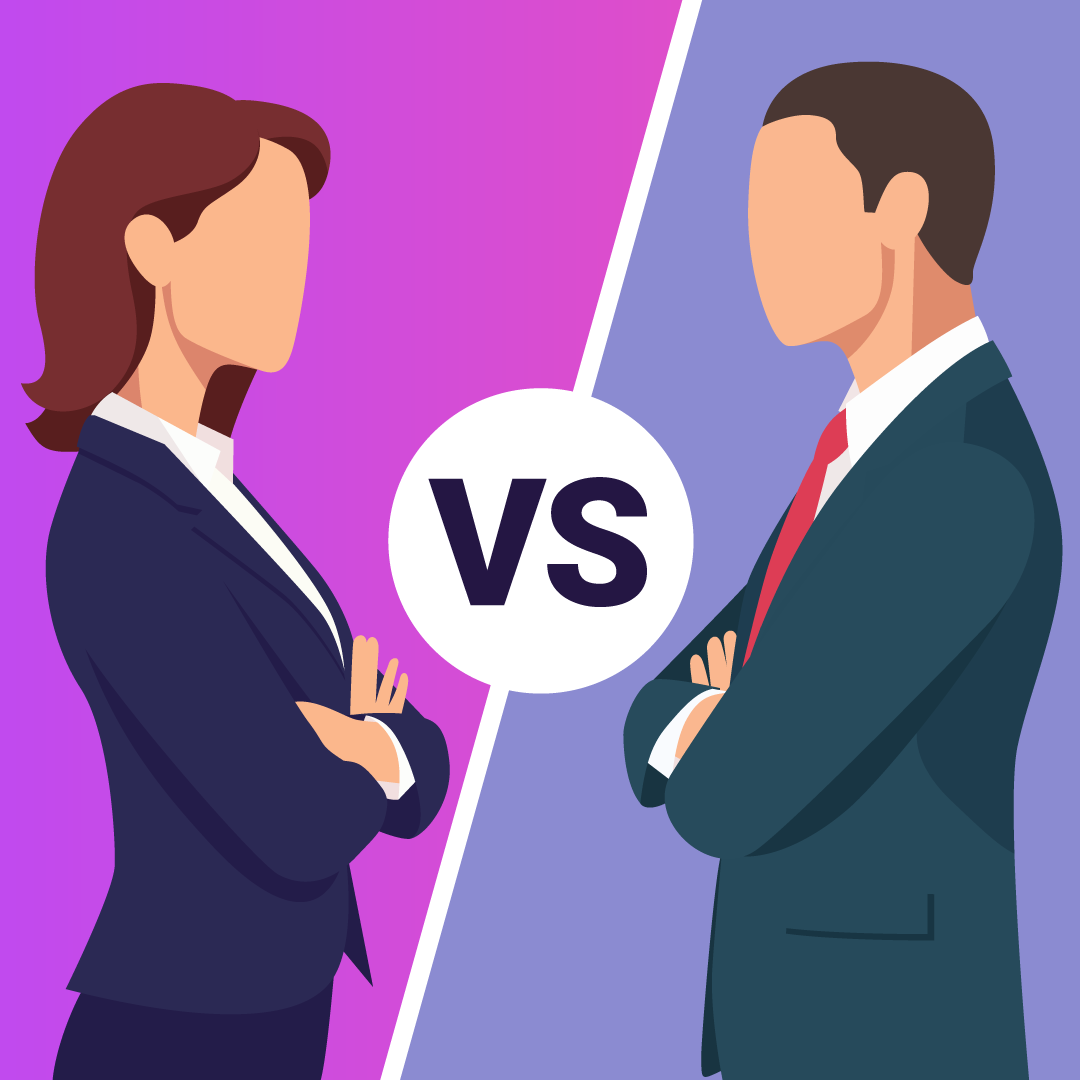 Image of a woman vs man - Destination Certification