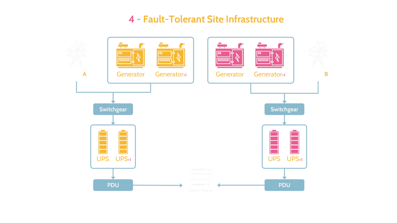 Fault tolerant site infrastructure - Destination Certification