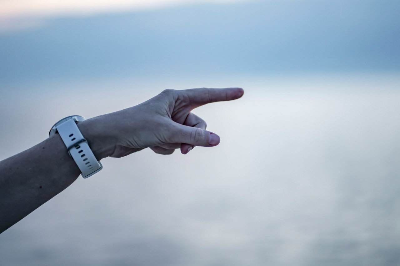 Image of someone pointing their finger up the sky - Destination Certification