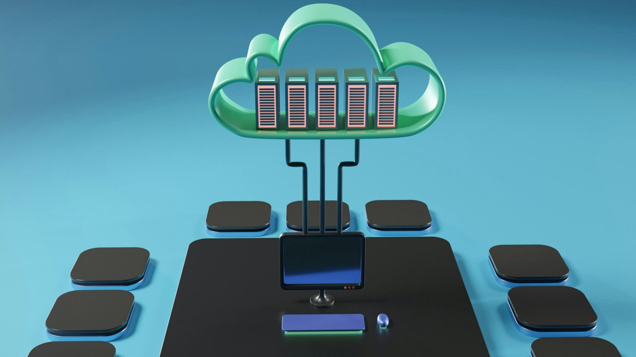 Image of a cloud chip connected to a monitor - Destination Certification