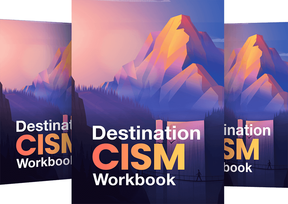 Image of cism workbook - Destination Certification
