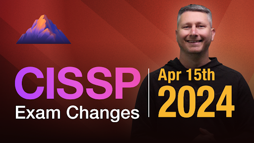 Image of Rob Witcher explaining the 2024 cissp exam changes - Destination Certification