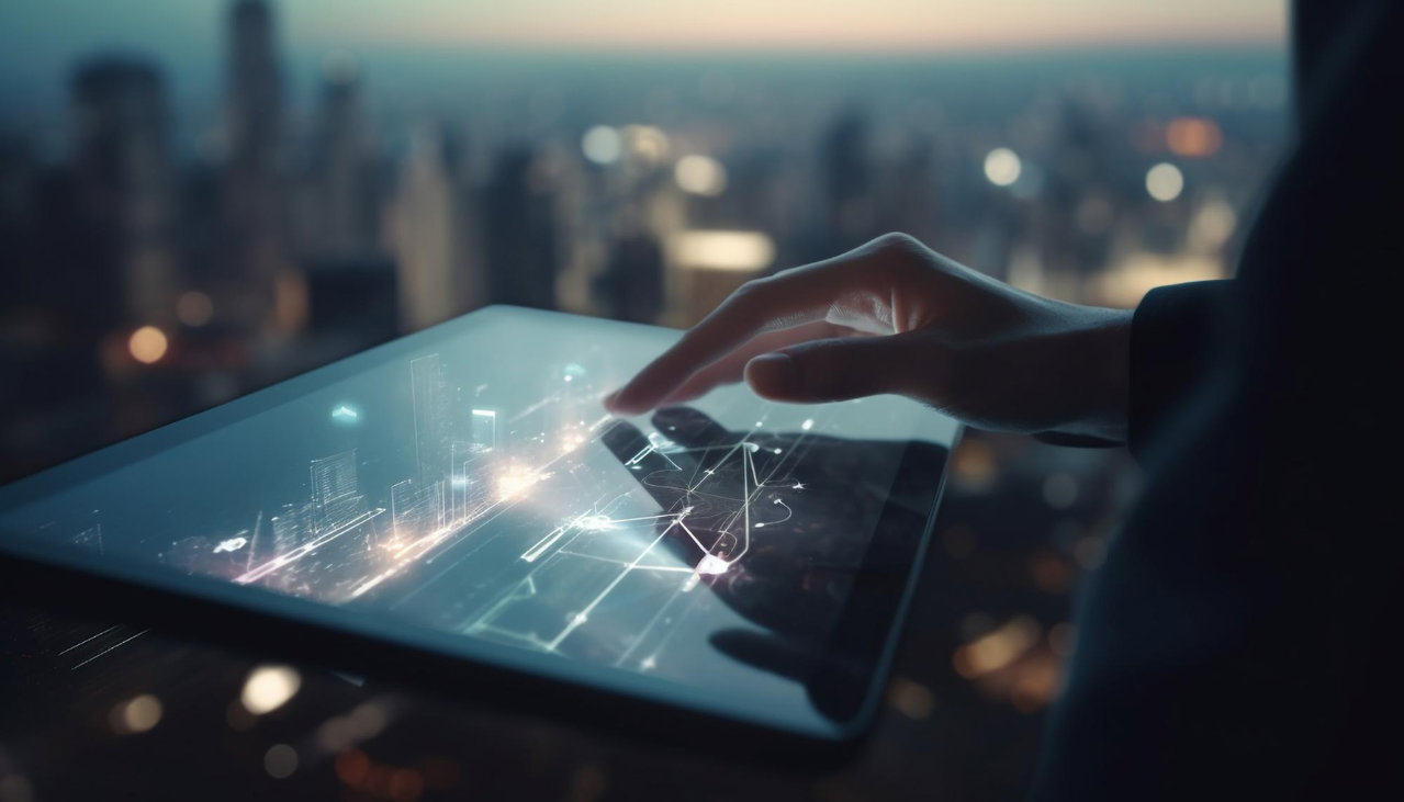 Image of a hand on a tablet - Destination Certification