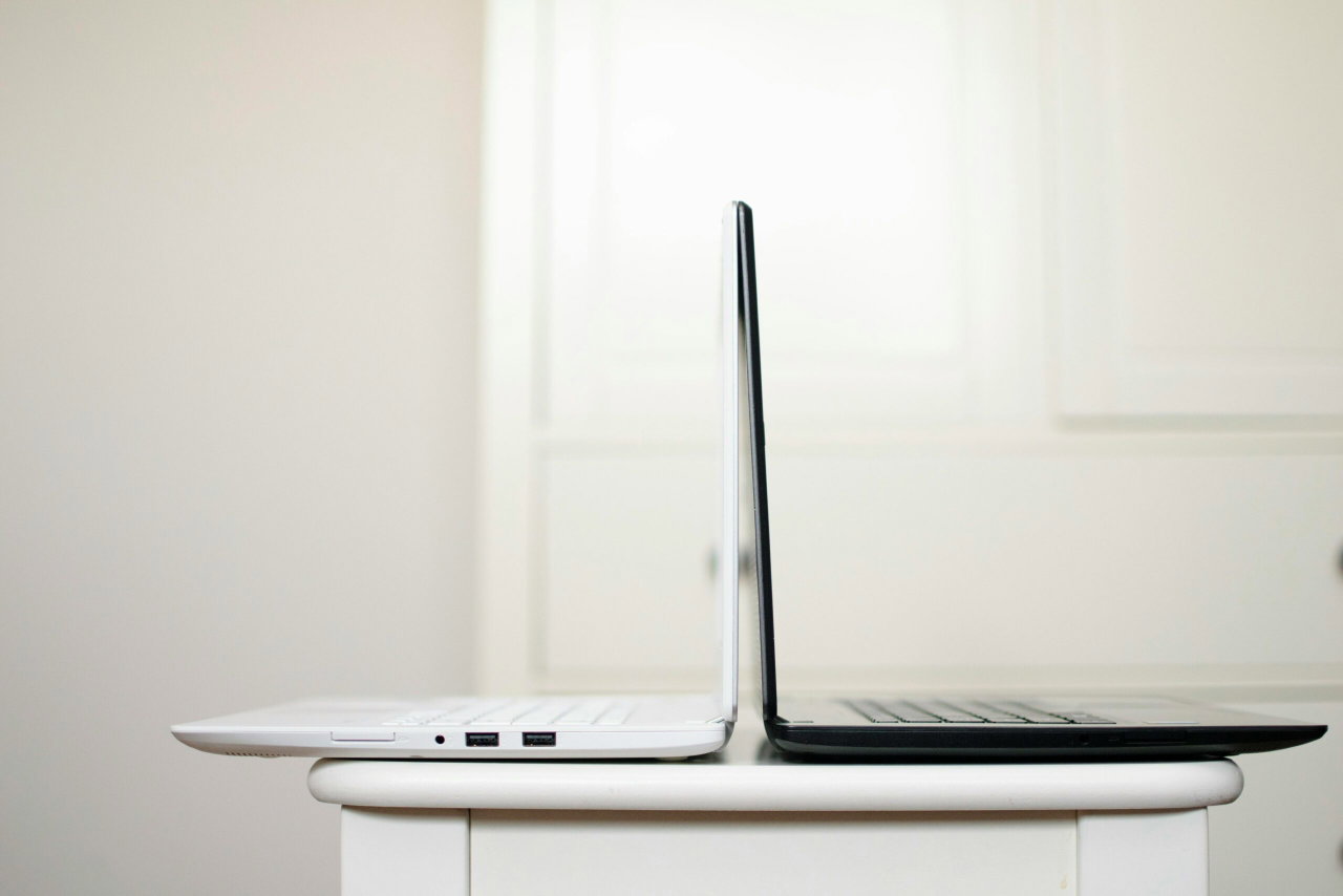 Image of two laptops - Destination Certification
