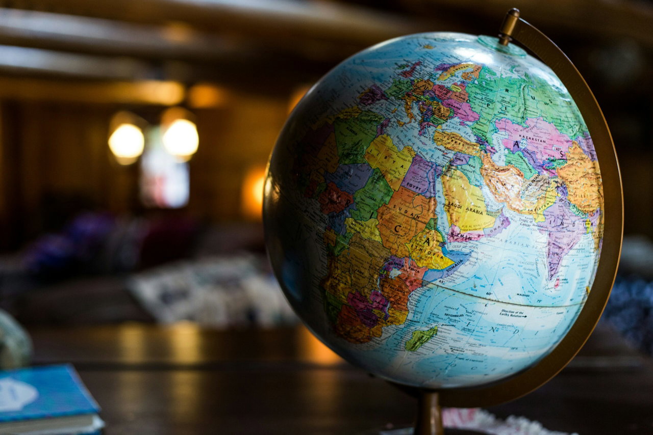 image of a globe on a desk - Destination Certification