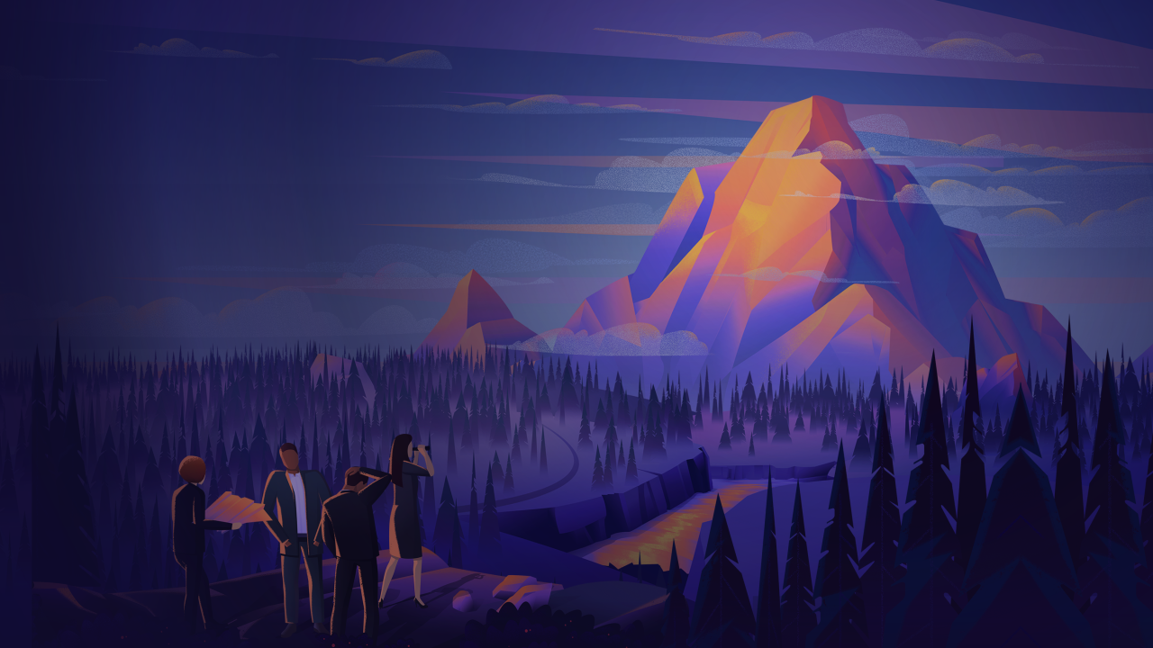 Image of a group of people who are searching for a mountain top - Destination Certification