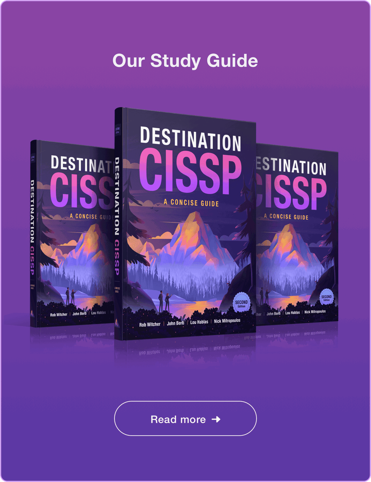 Image of our CISSP study guide book - Destination Certification