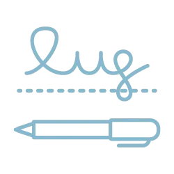 Icon of signature - Destination Certification