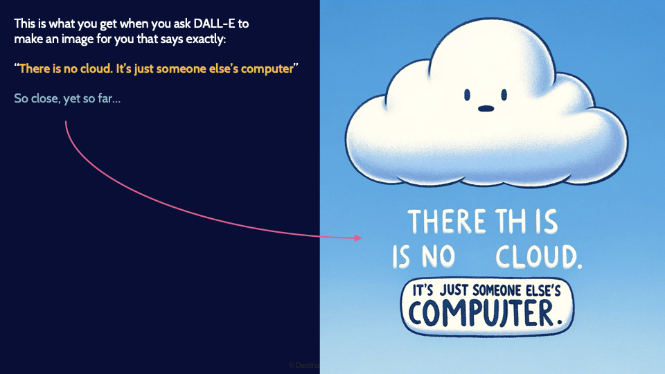 Image of a happy cloud - Destination Certification
